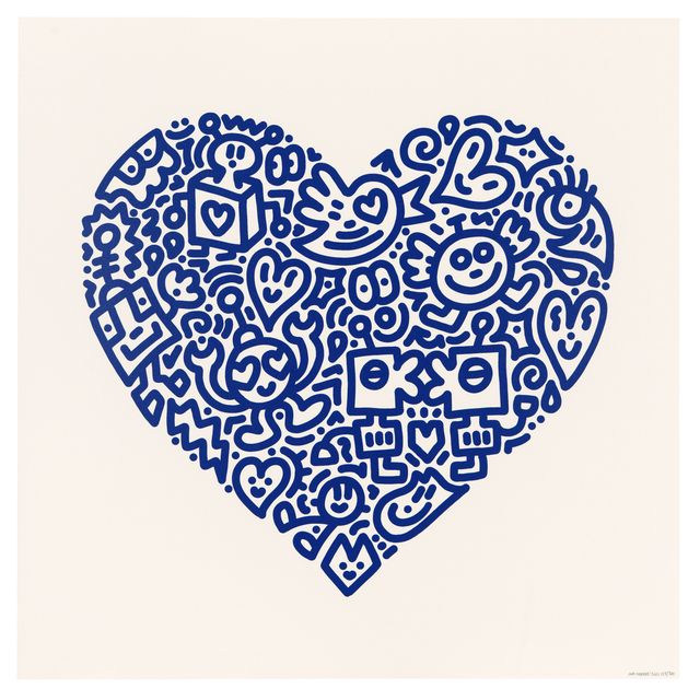 Mr Doodle — Pop Heart - Поцелуй робота, из портфолио Pop Heart