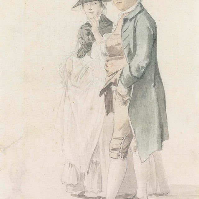 Mr. — Портретный этюд Джорджа Александра Стивенса (1710-1780) и миссис Пол Сэндби (1736-1797)