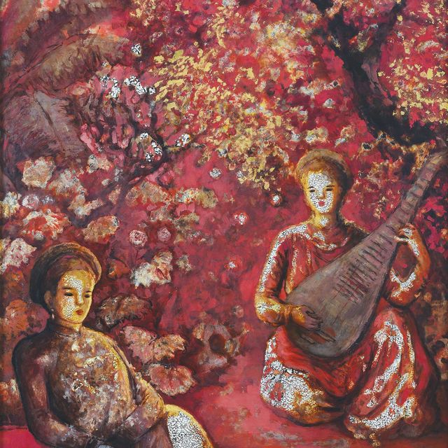 Nguyen Gia Tri — Дамы в саду