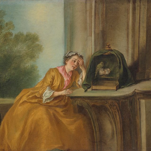 Nicolas Lancret — Птица в клетке