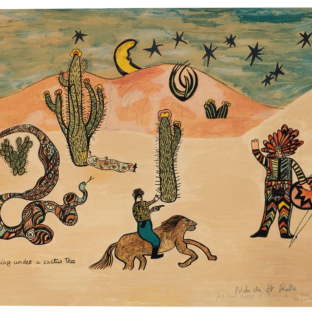 Niki de Saint Phalle — Мечтающий под кактусовым деревом