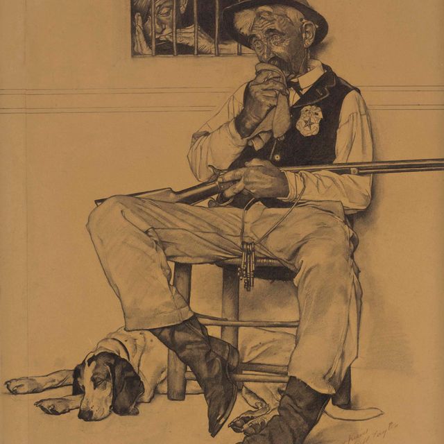 Norman Rockwell — Подготовка к "Музыке присущи чары"