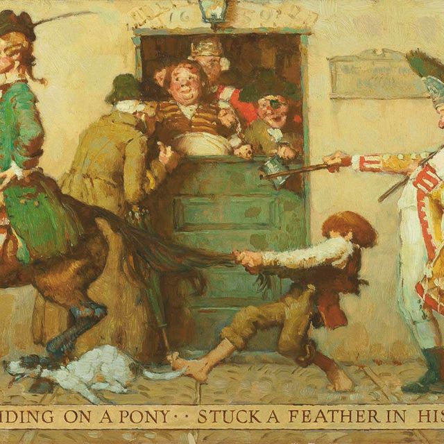 Norman Rockwell — Этюд для "Янки Дудл"