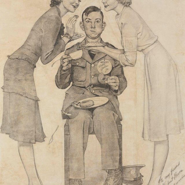 Norman Rockwell — Этюд для "Уилли Гиллиса УСО"
