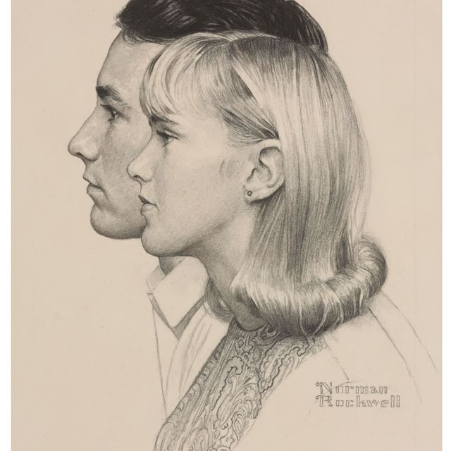 Norman Rockwell — Студенты местного колледжа Беркшира