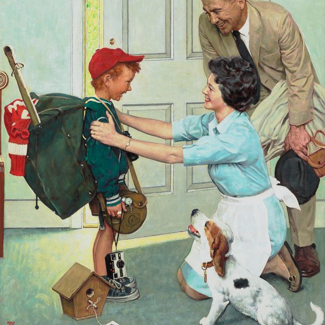 Norman Rockwell — Домой из Лагеря