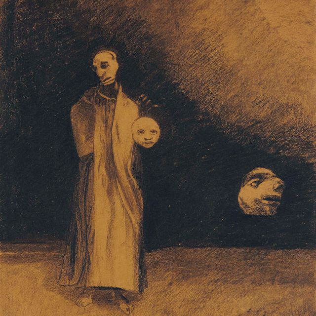 Odilon Redon — Кошмарный сон (Три маски, видение и происхождение)