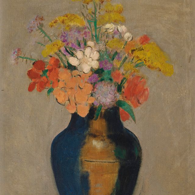 Odilon Redon — Букет цветов в вазе