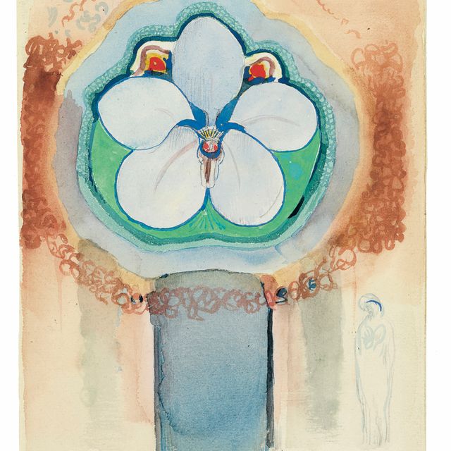 Odilon Redon — Фантастическая орхидея