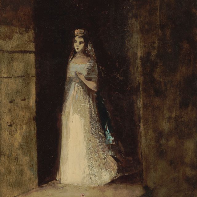 Odilon Redon — Прекрасная принцесса Бланш