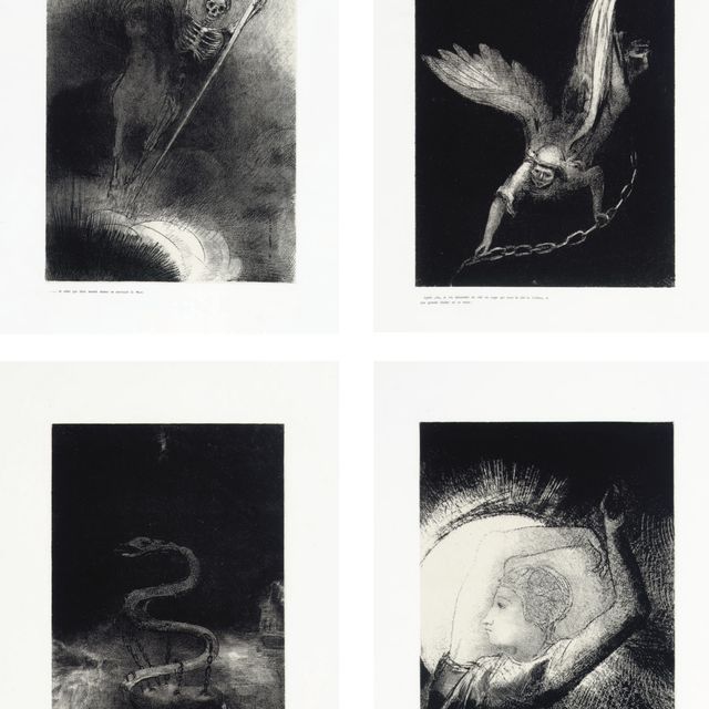 Odilon Redon — Апокалипсис Сен-Жана, Париж, А. Воллар, 1899 (Меллерио, 173-185)