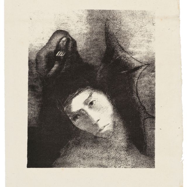 Odilon Redon — Две тарелки из: Шатра Святого Антуана (Северная Тройка)