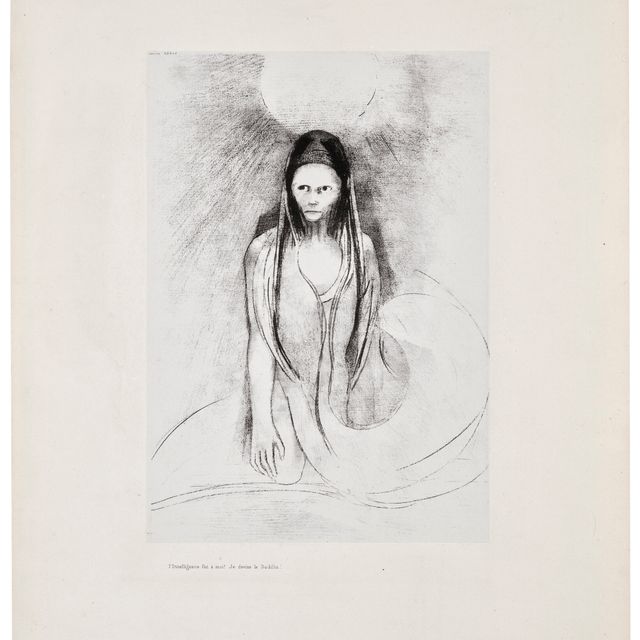 Odilon Redon — Разум для меня! Я - девин Будды; плановый выпуск журнала "Сент-Антуан" , "Тройная ночь".
