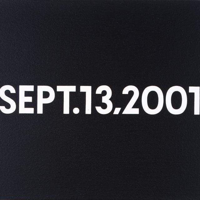 On Kawara — 13 сентября 2001 ГОДА