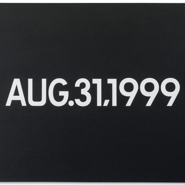 On Kawara — 31 АВГУСТА 1999 года