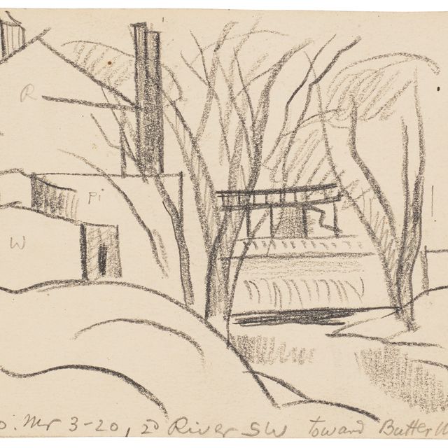Oscar Florianus Bluemner — Сохо (в сторону маслобойни)