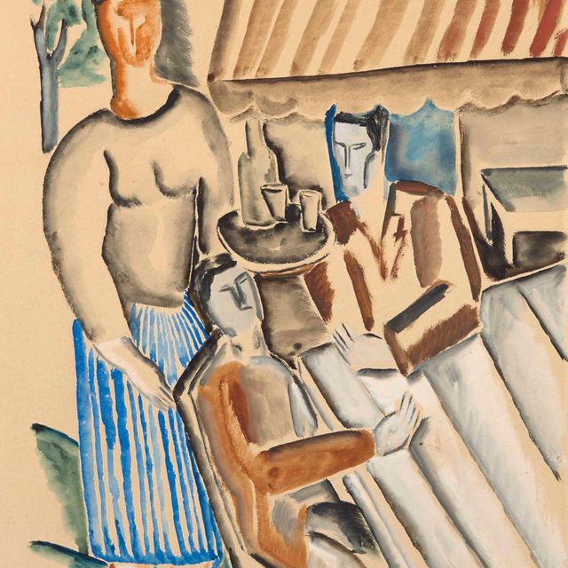 Ossip Zadkine — Ла терраса