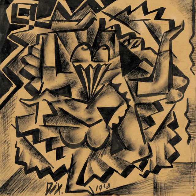 Otto Dix — Акт (Танзерин)