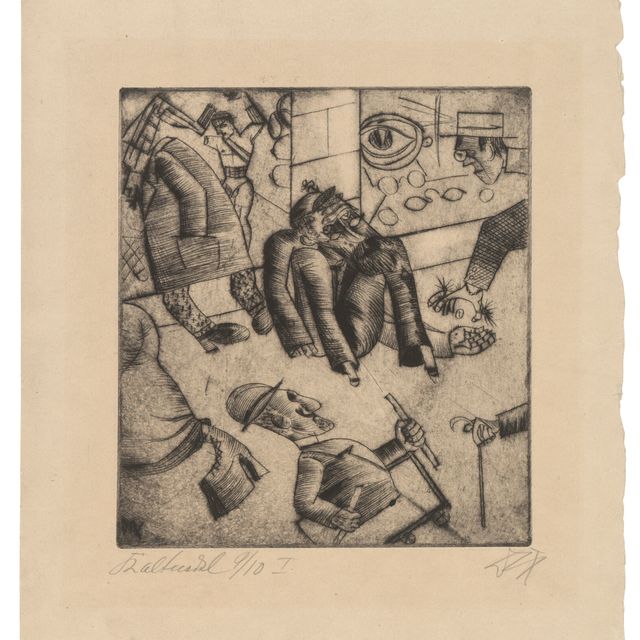Otto Dix — Штрассе, откуда: Radierwerk I