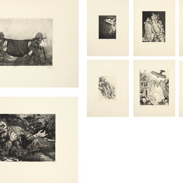 Otto Dix — "Дер Криг", Лагерь Карла Нерендорфа, Берлин, 1924 (Карш 70-119)