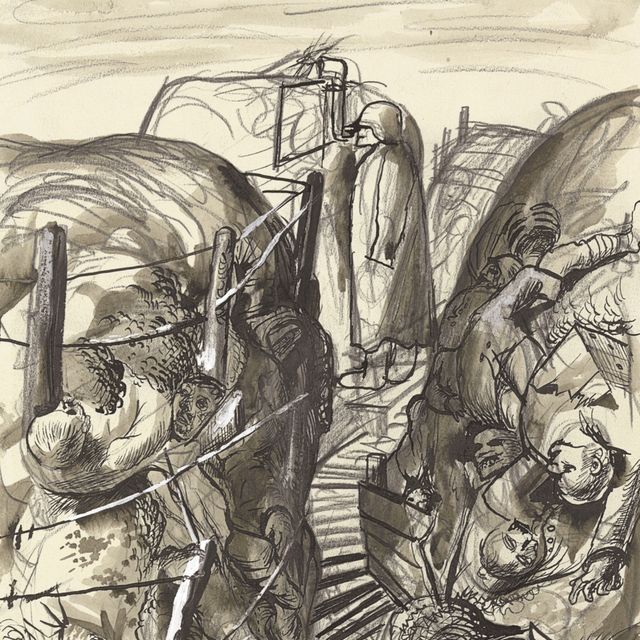 Otto Dix — Почта, фойхт-кальт, учеба для Der Krieg