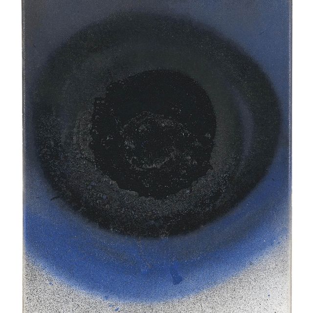 Otto Piene — Черный и синий