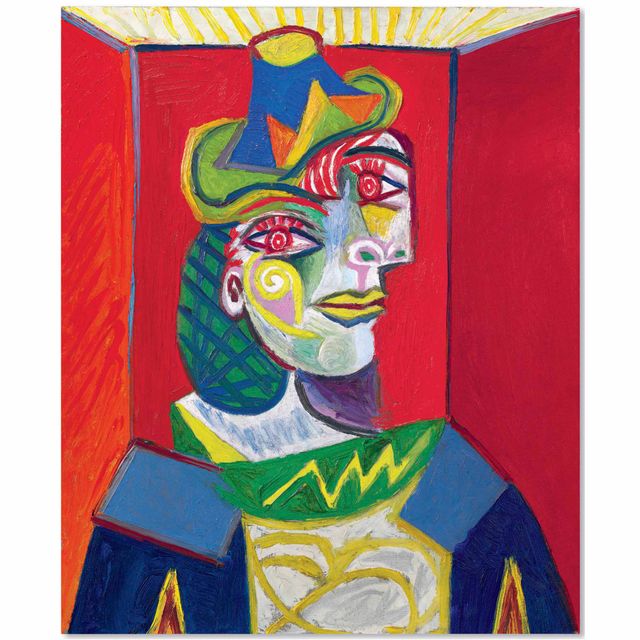 Pablo Picasso — Бюст женщины (Femme à la résille)