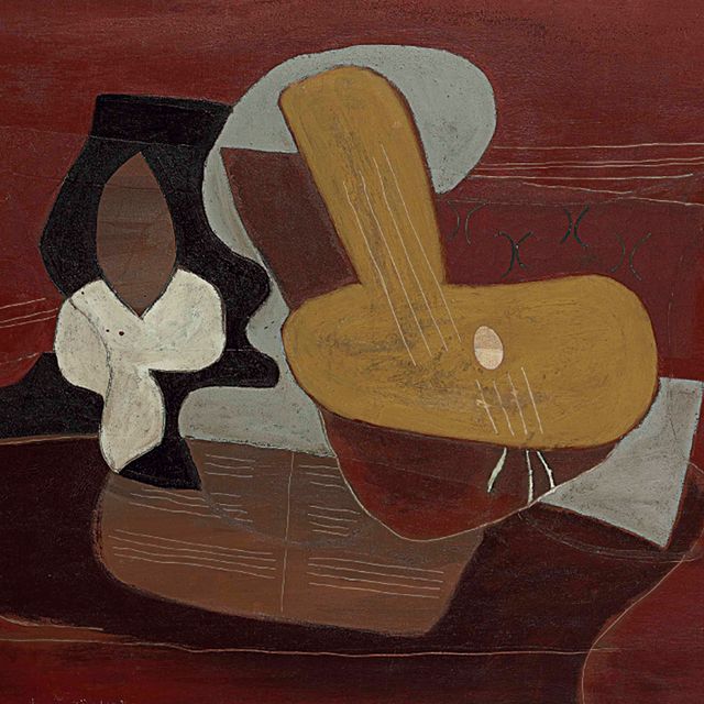 Pablo Picasso — Мандолина и портрете музыки