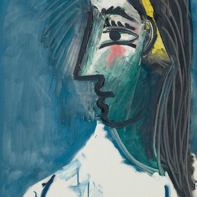 Pablo Picasso — Бюст новой женщины (тет-а-тет в профиль)