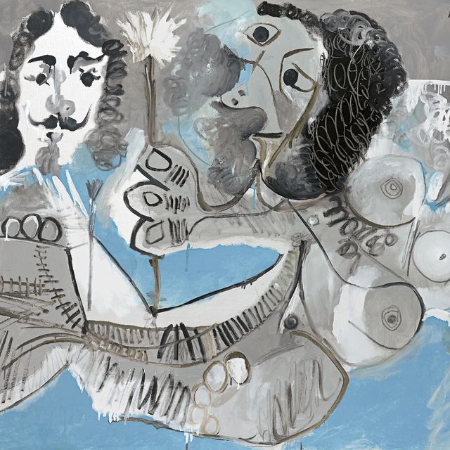 Pablo Picasso — Мушкетер и женщина во флере