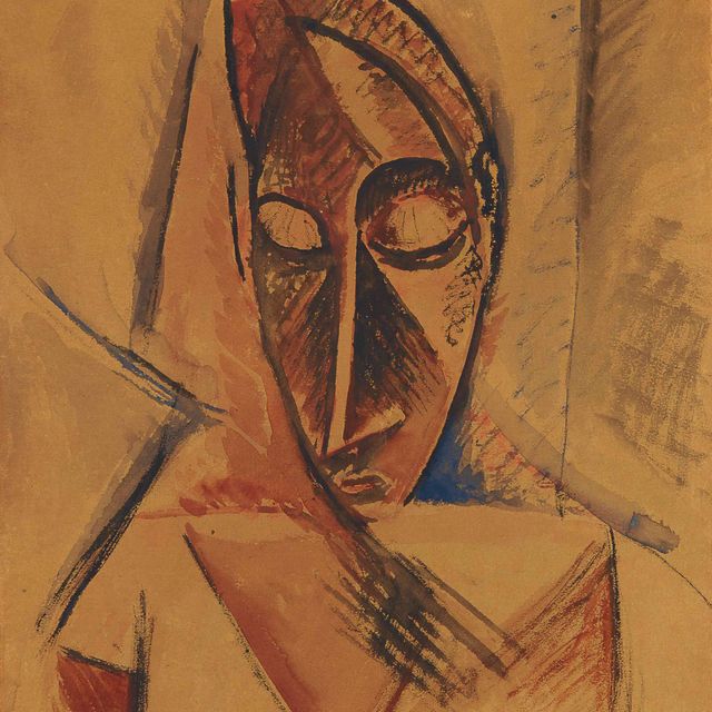 Pablo Picasso — Тет-а-тет (этюд о драпировке )