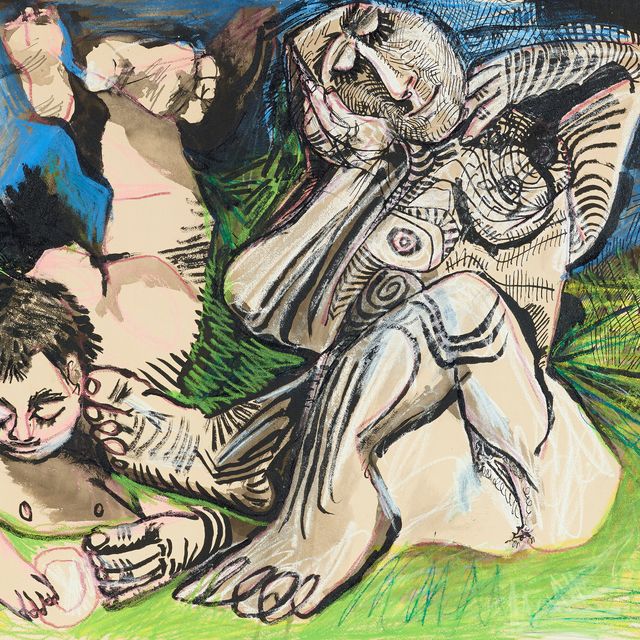 Pablo Picasso — Женщина и молодой парень - это мы