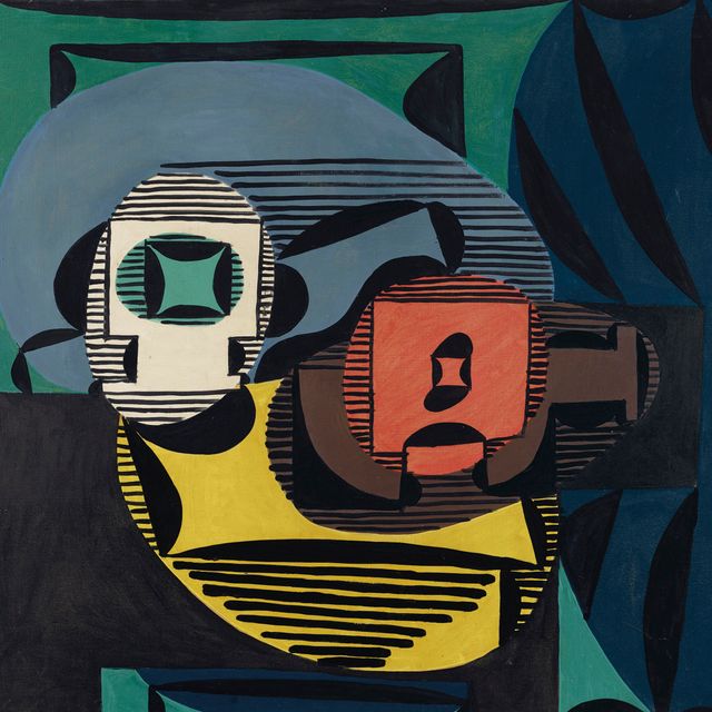 Pablo Picasso — Мандолина на столе