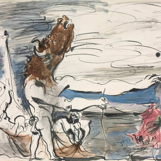 Pablo Picasso — Маленький плоский трубопровод с очень маленьким наполнителем