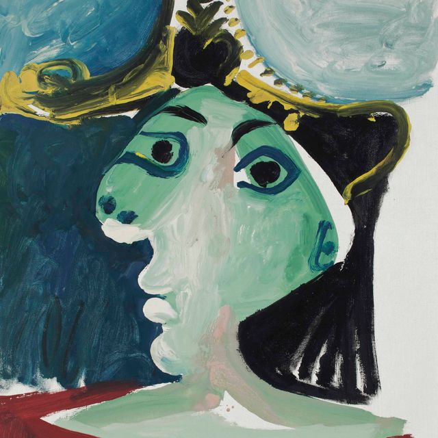 Pablo Picasso — Тет-а-тет с женщиной во главе