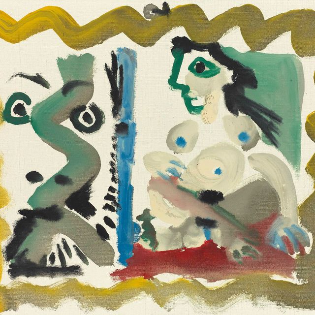 Pablo Picasso — Наедине с человеком и его женой