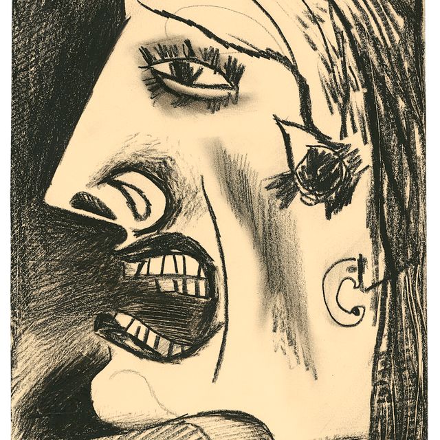 Pablo Picasso — Женщина, бросающая вызов своим желаниям