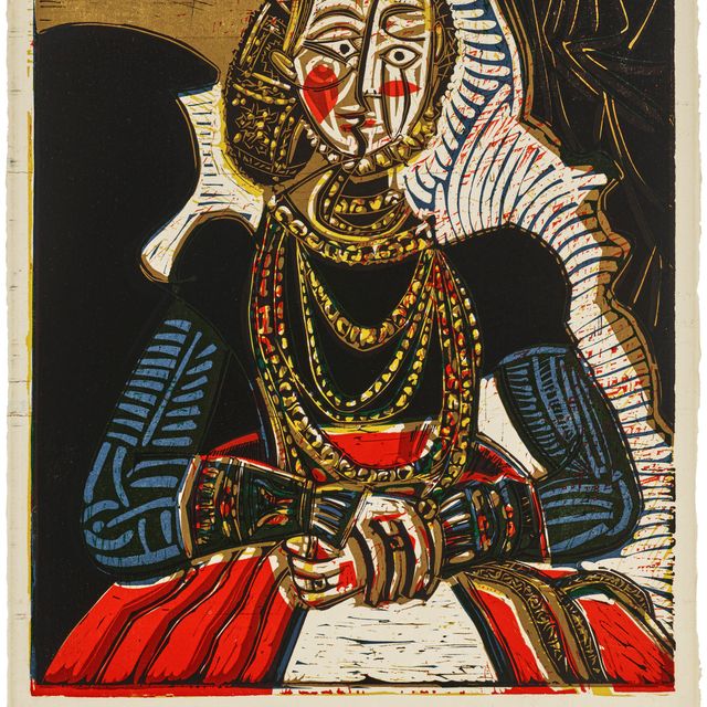 Pablo Picasso — Бюст молодой женщины д'Апре Кранаха