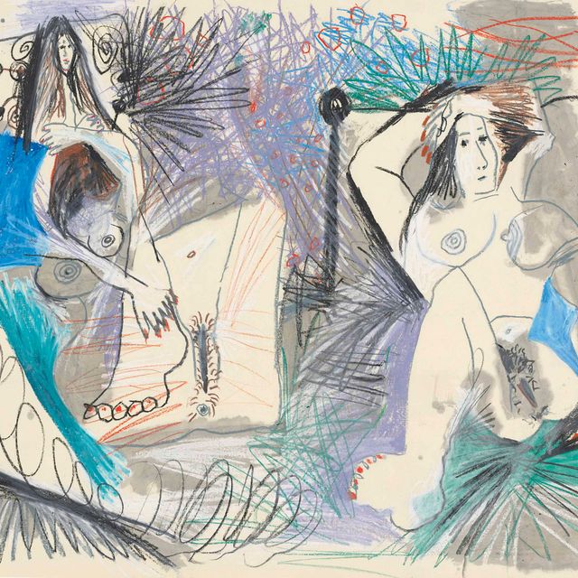 Pablo Picasso — Два разных дивана