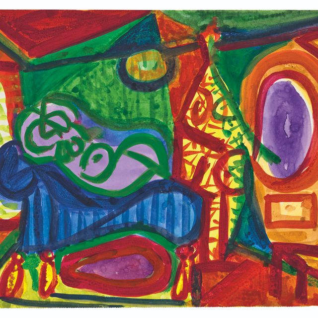 Pablo Picasso — Женская кушетка и личный состав