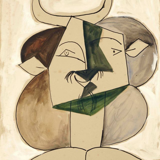Pablo Picasso — Фавн с усами