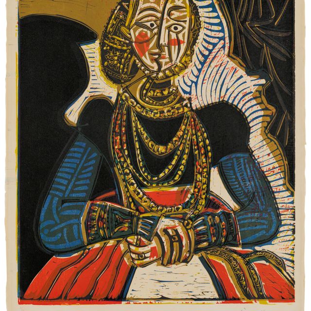 Pablo Picasso — Бюст молодой женщины д'Апре Кранаха