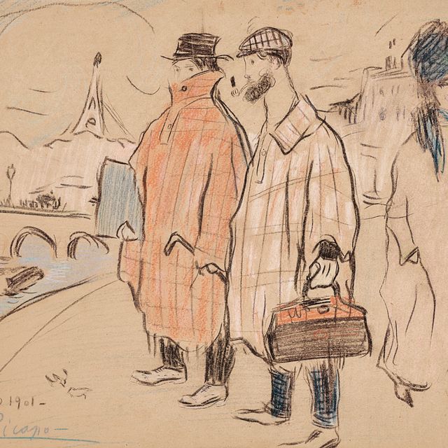 Pablo Picasso — Пикассо приезжает в Париж после Жауме Андреу Бонсона
