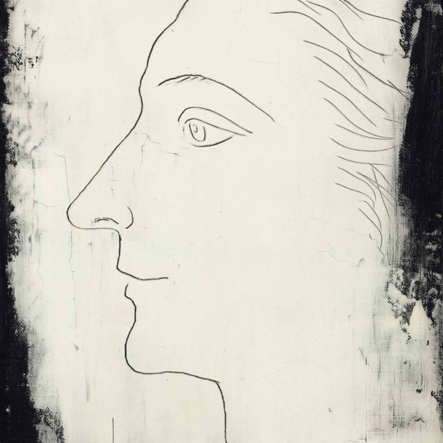 Pablo Picasso — Тет-а-тет с женским профилем