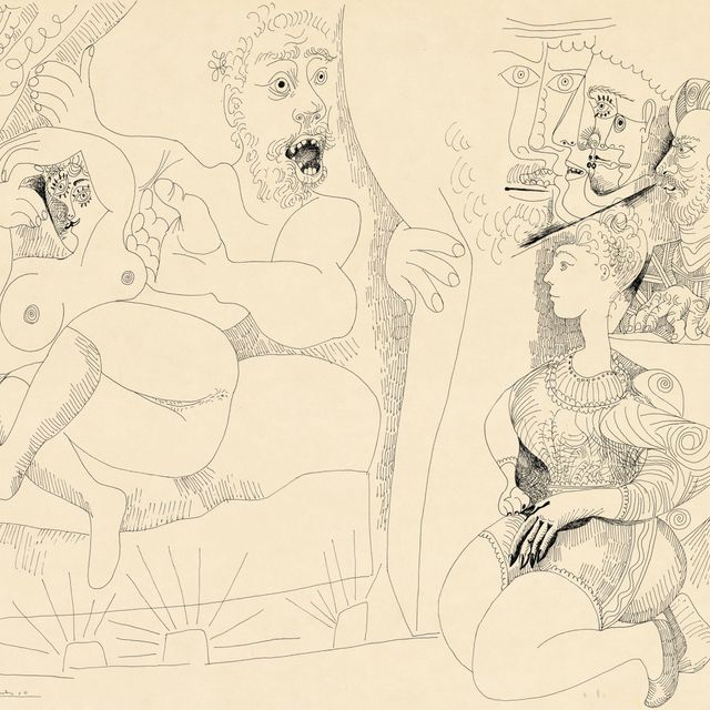 Pablo Picasso — О кушетках и персонажах на сцене театра