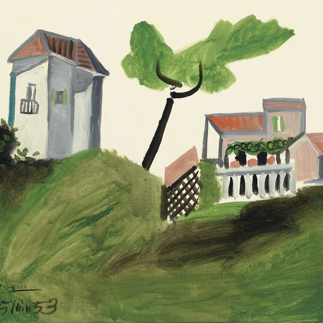 Pablo Picasso — Дома в Валлорисе