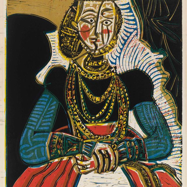 Pablo Picasso — Бюст молодой женщины д'Апре Кранаха