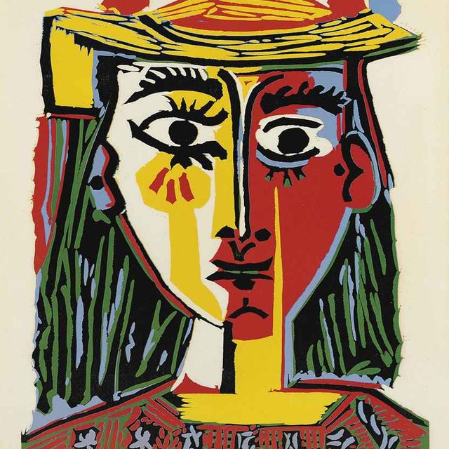 Pablo Picasso — Бюст женщины во главе (B. 1072; Ba. 1318 VBa)