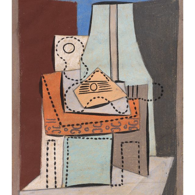 Pablo Picasso — Смерть природы. Гитара и композиция IV