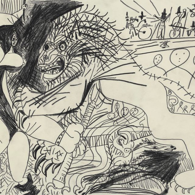 Pablo Picasso — Сцена цирка